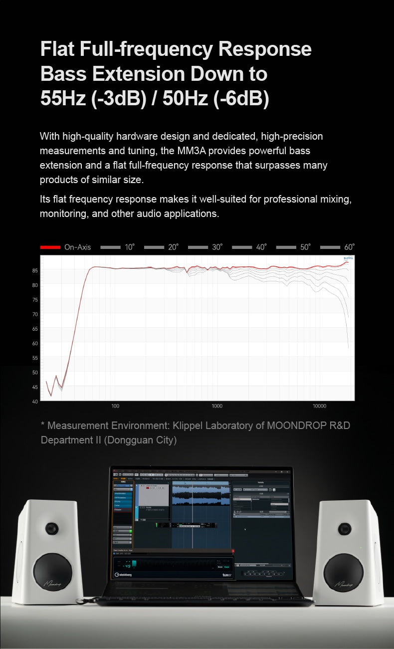 Apos Audio Moondrop Speakers Moondrop MM3A Active Desktop Speakers