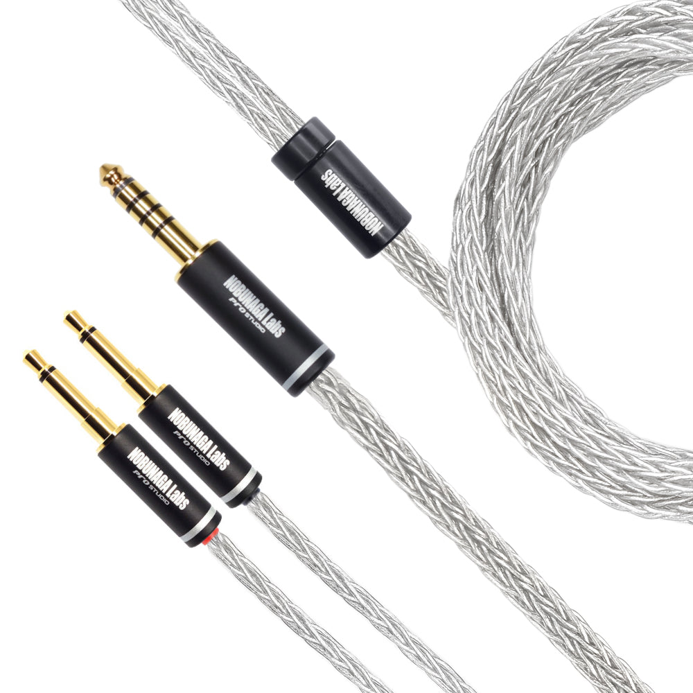 Apos Audio Nobunaga Cable NOBUNAGA Labs VISION Flagship palladium-plated 4N silver cable for Headphones