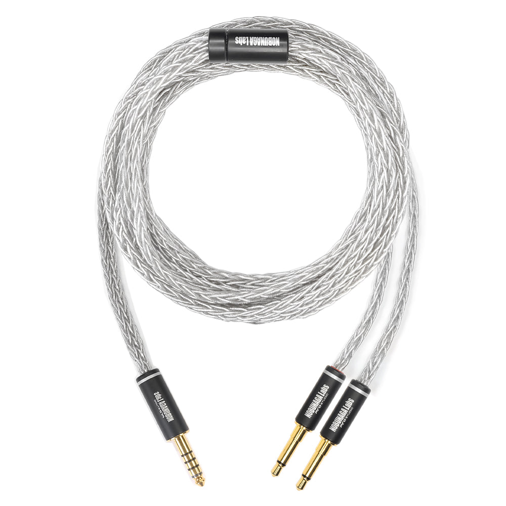 Apos Audio Nobunaga Cable NOBUNAGA Labs VISION Flagship palladium-plated 4N silver cable for Headphones