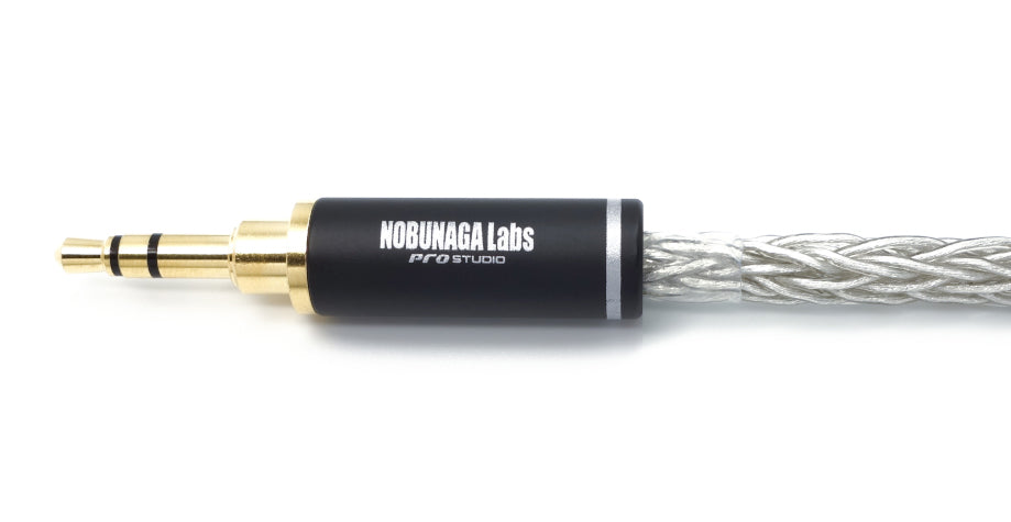 NOBUNAGA Labs VISION Flagship palladium-plated 4N silver cable for IEM