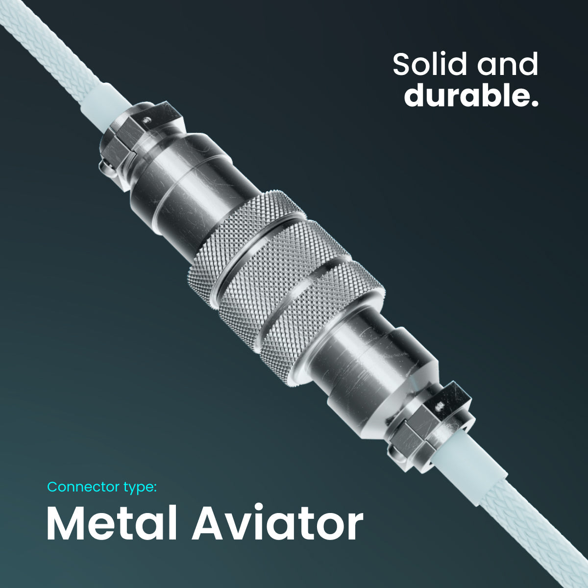 Apos Audio Pwnage Cable Aviator Coiled USB C Cable