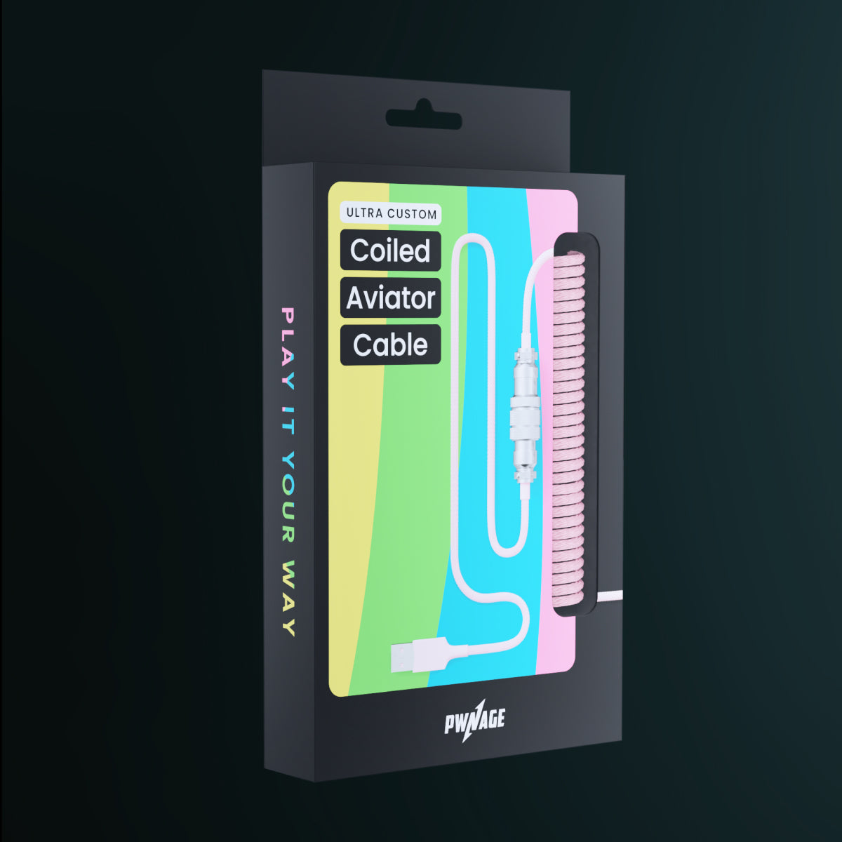 Apos Audio Pwnage Cable Aviator Coiled USB C Cable