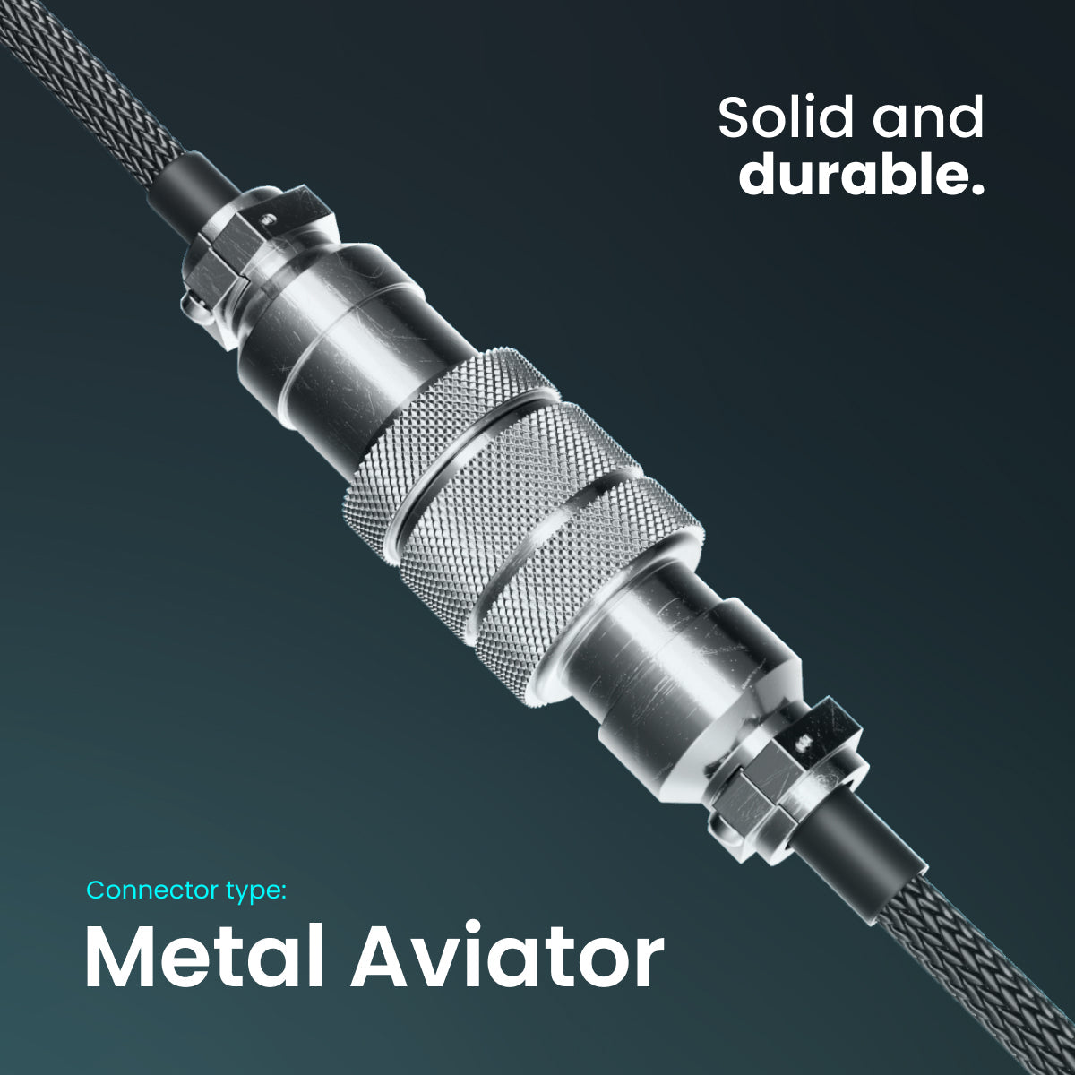 Apos Audio Pwnage Cable Aviator Coiled USB C Cable