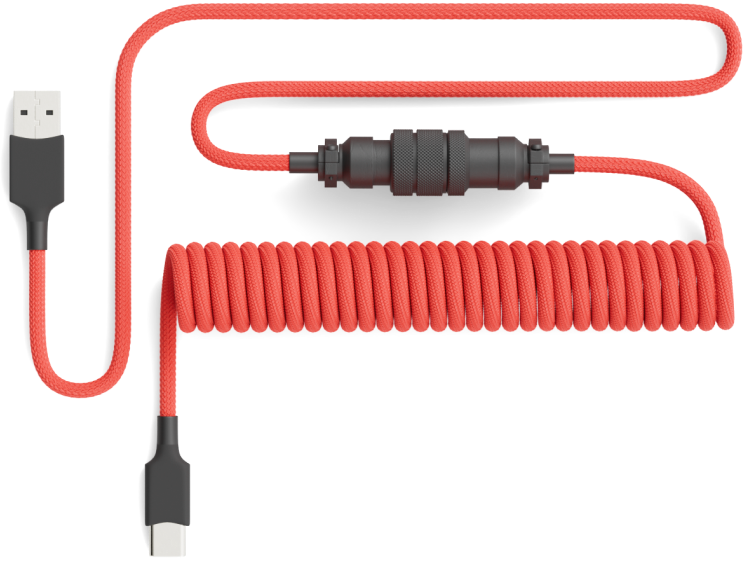 Apos Audio Pwnage Cable Aviator Coiled USB C Cable