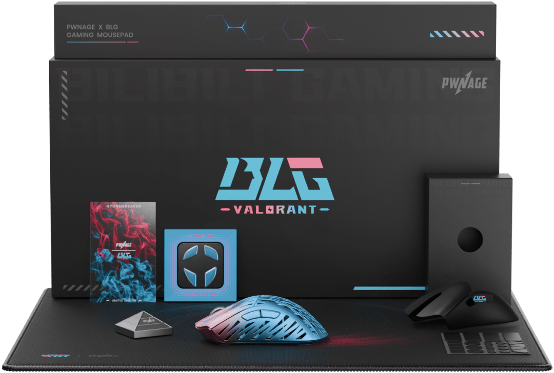 Apos Audio Pwnage Gaming Mouse Pwnage X BLG Valorant Stormbreaker Gaming Mouse Collector's Edition