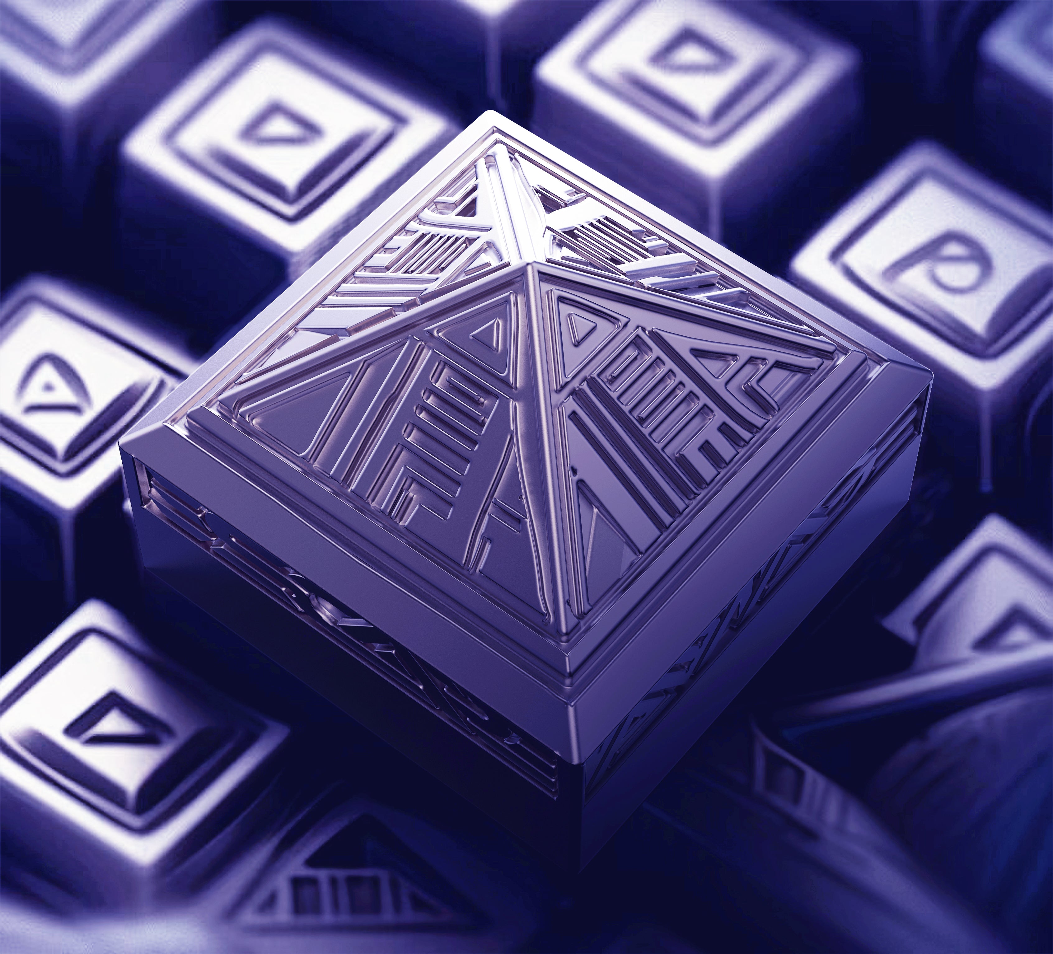 Apos Audio Pwnage Keycaps Pwnage Artisan Pyramid Keycap CNC Machined Aluminum