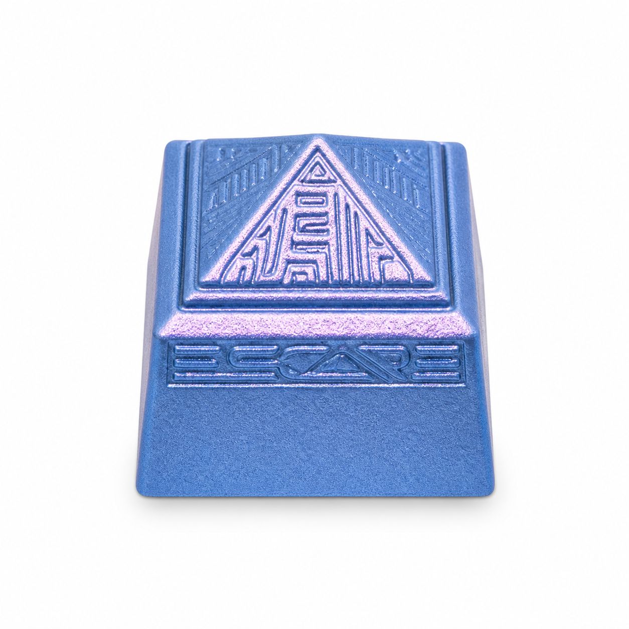 Apos Audio Pwnage Keycaps Pwnage Artisan Pyramid Keycap CNC Machined Aluminum Purple