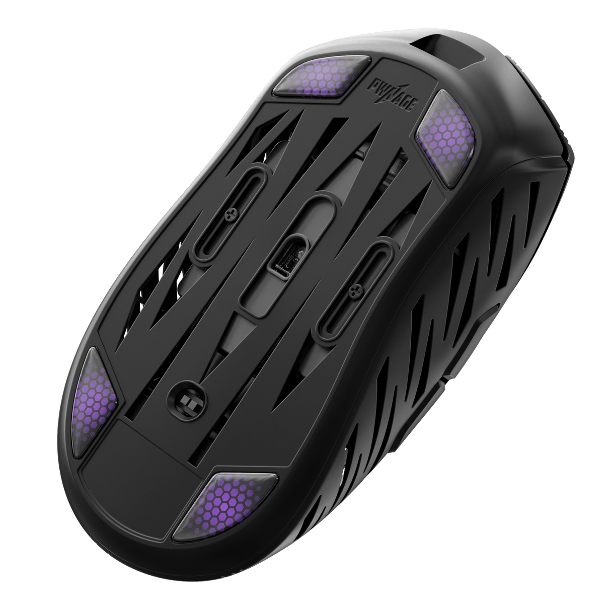 Apos Audio Pwnage Mouse Accessory Stormbreaker Glass Feet Purple