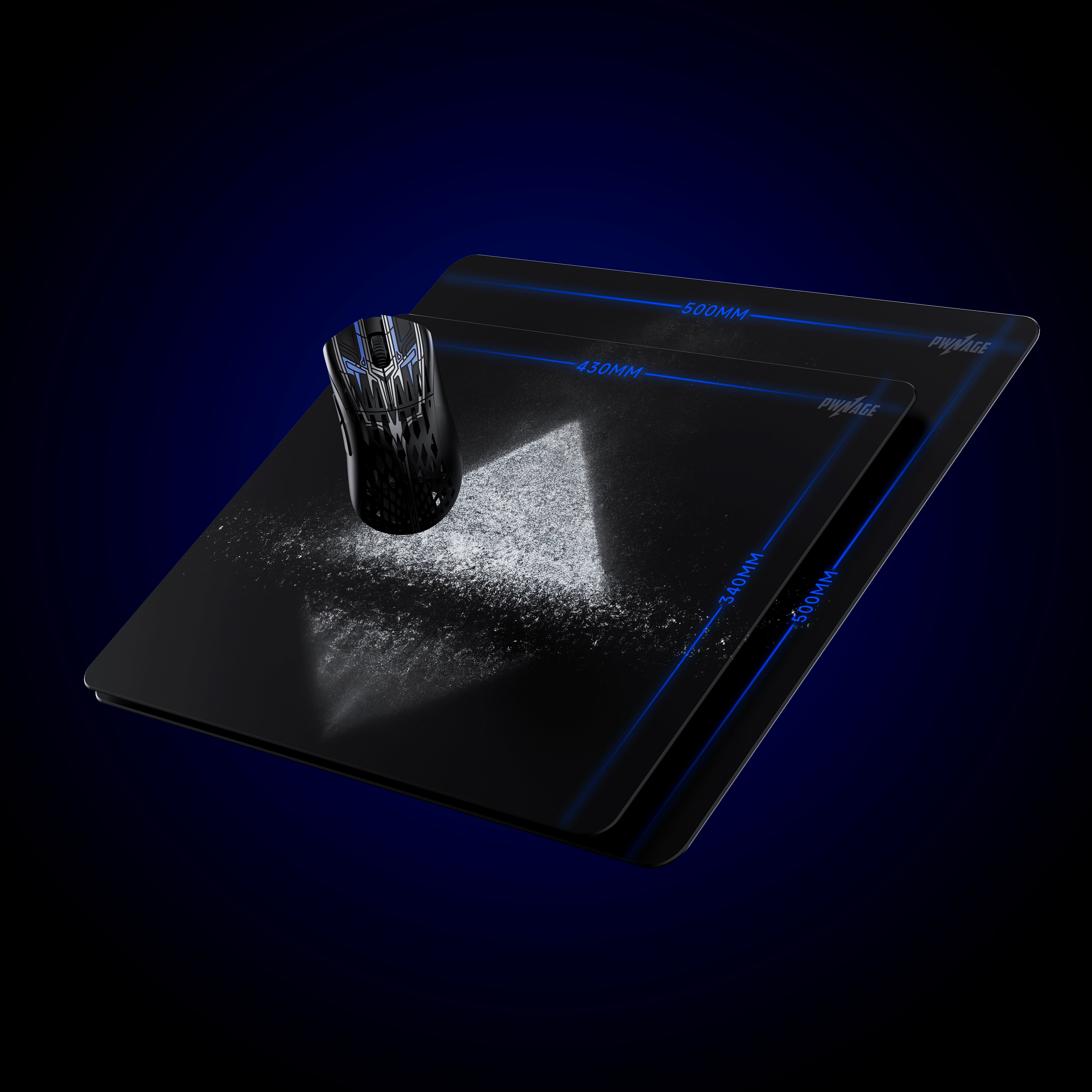 Apos Audio Pwnage Mouse Pad Pwnage Ultra Glide Pyramid Glasspad