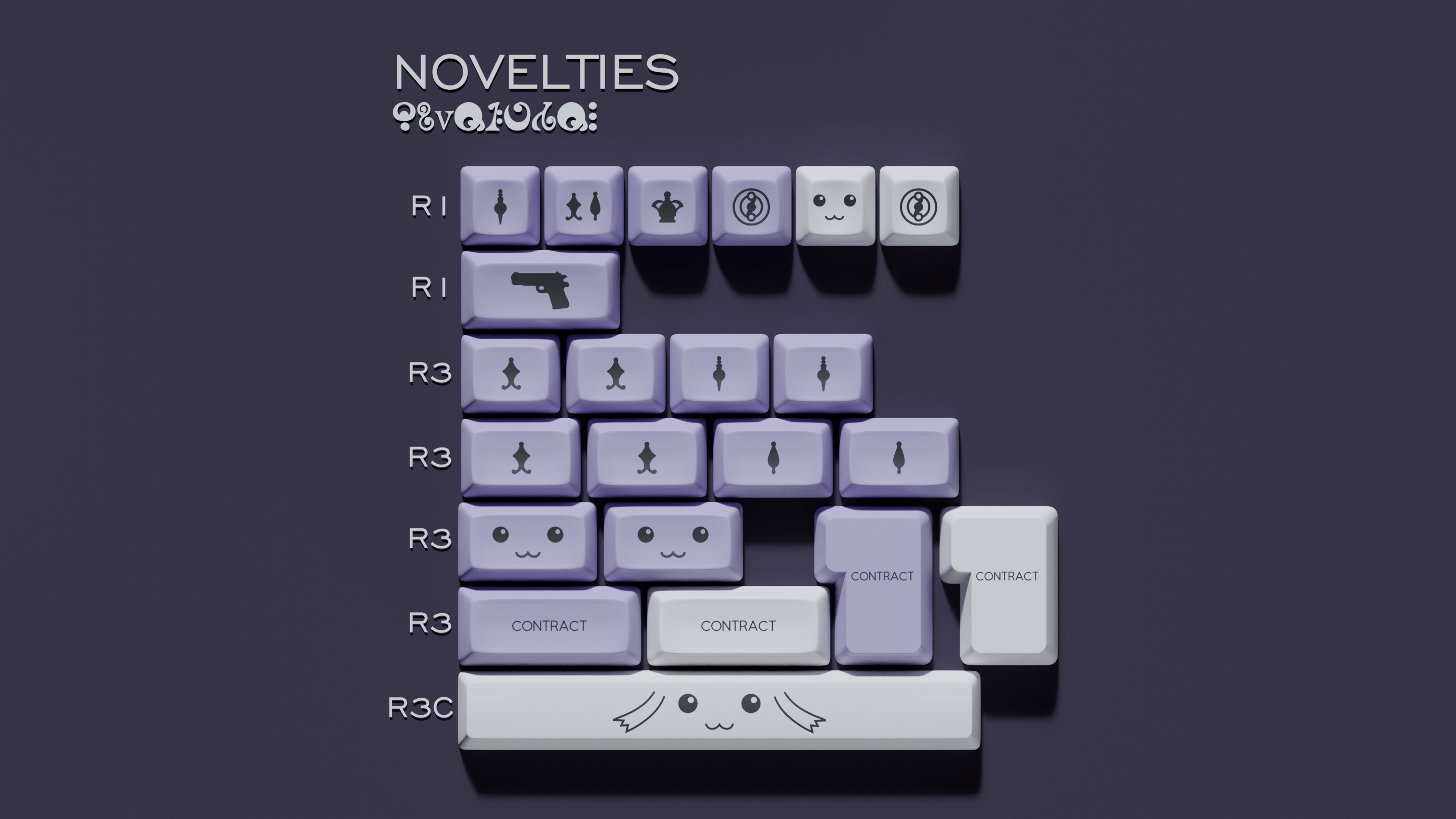 Apos Audio SA Keycaps SA Magica Keycap Set