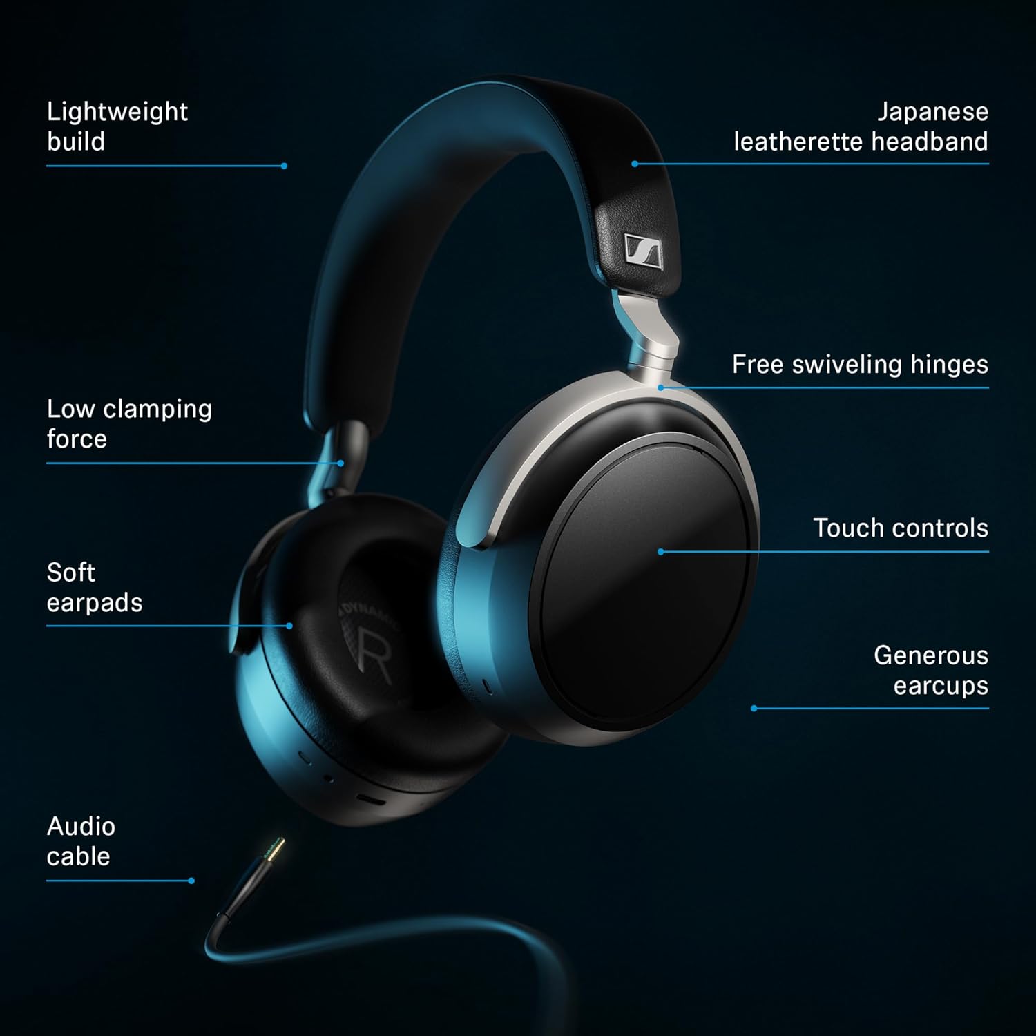 Sennheiser HDB 630 Bluetooth ANC Headphones