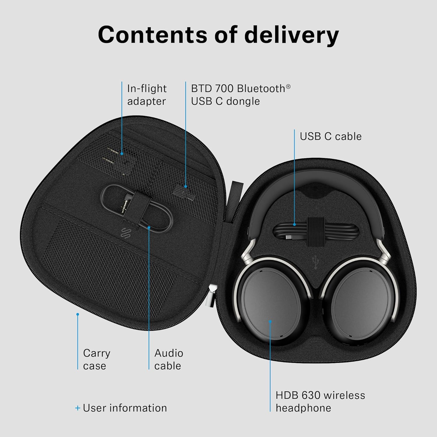 Sennheiser HDB 630 Bluetooth ANC Headphones