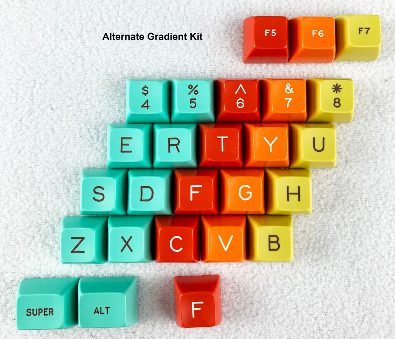 Apos Audio Signature Plastics Keycaps SA 1976 Keycap Set Alternate Gradient