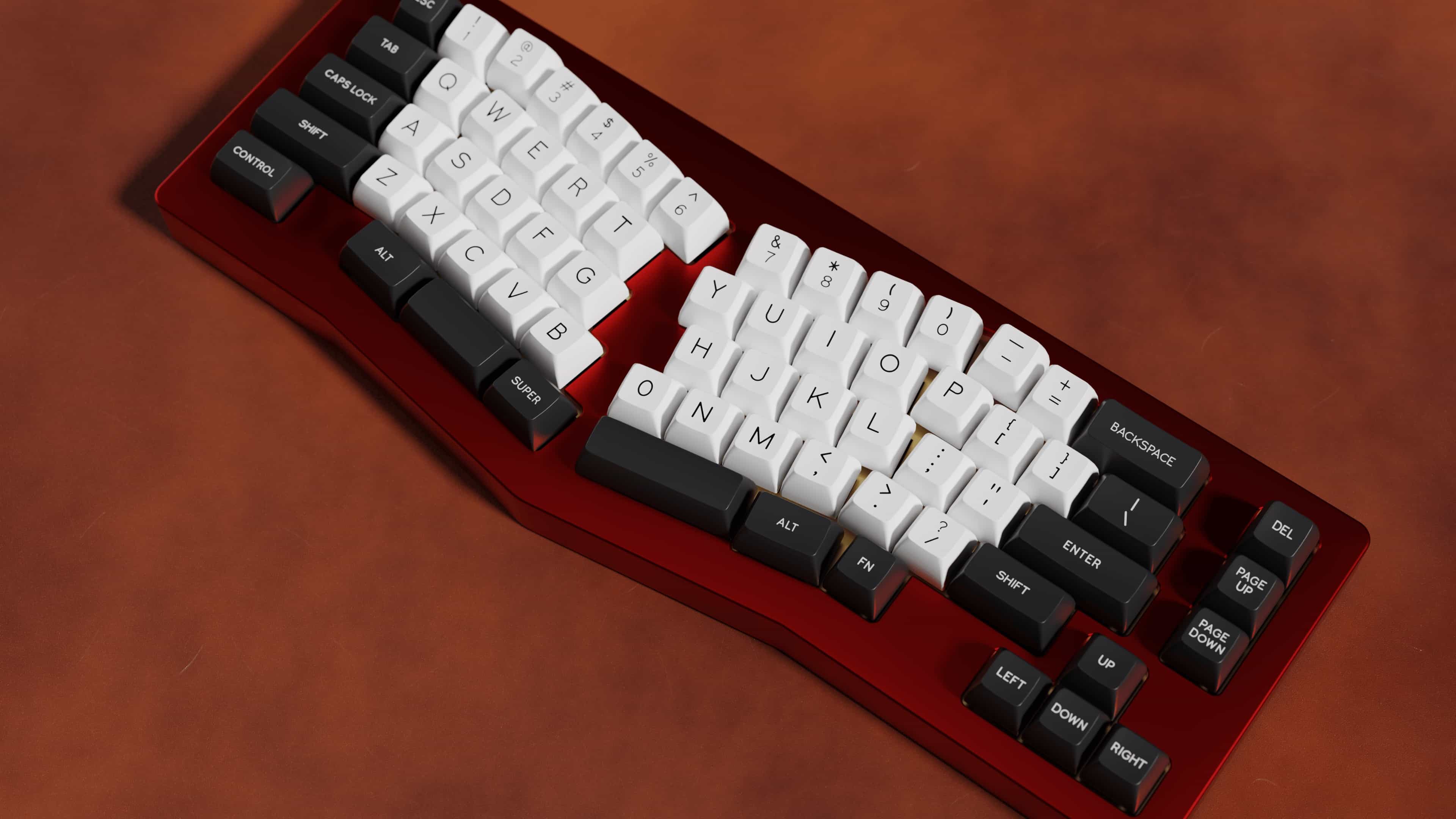 SA Black & White Keycap Set