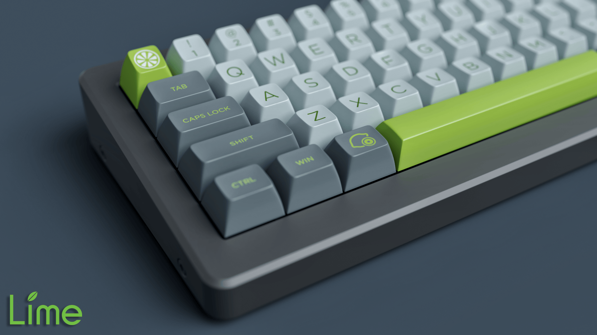Apos Audio Signature Plastics Keycaps SA Lime Keycap Set