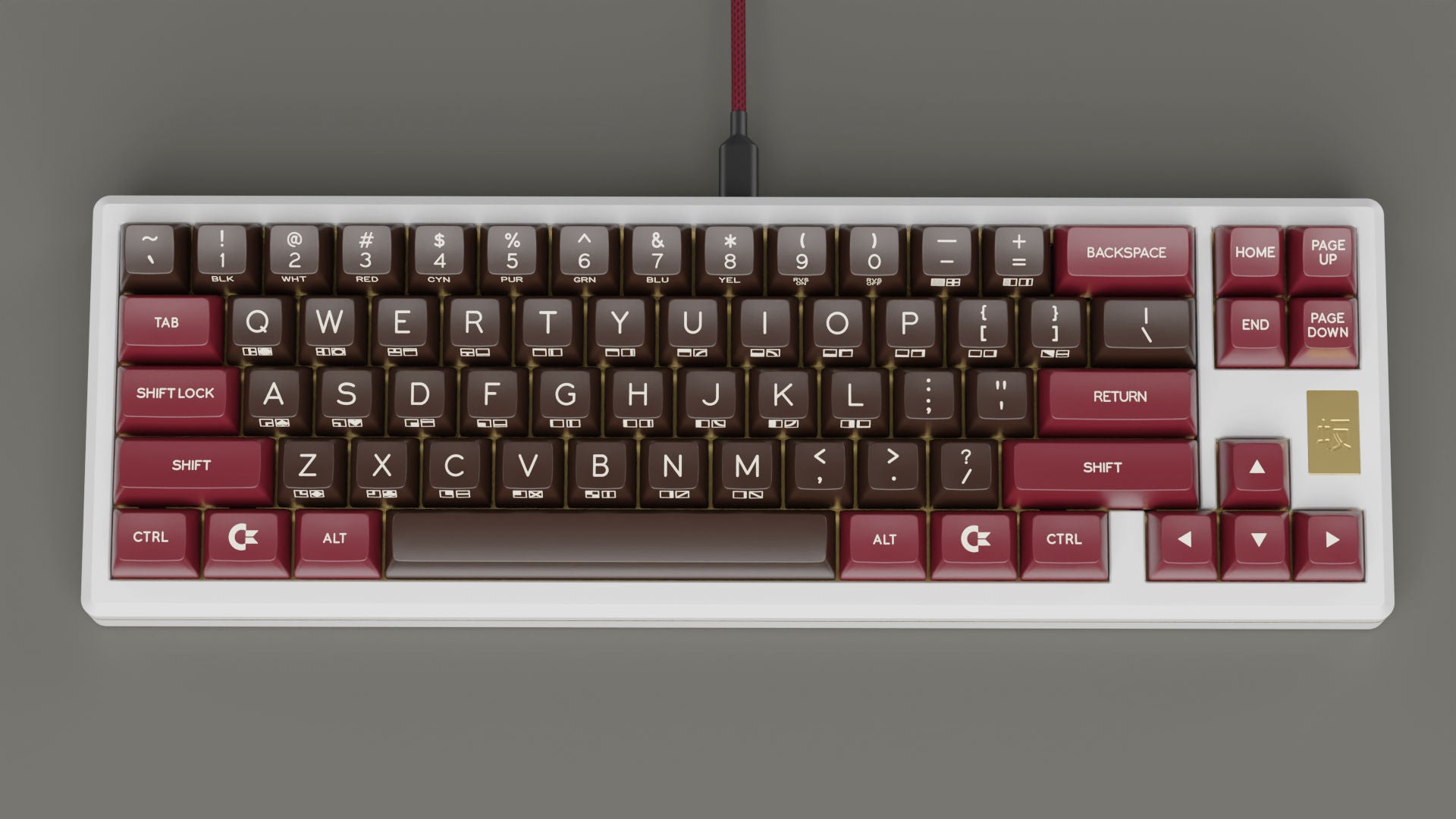 Apos Audio Signature Plastics Keycaps SA Retro Keycap Set