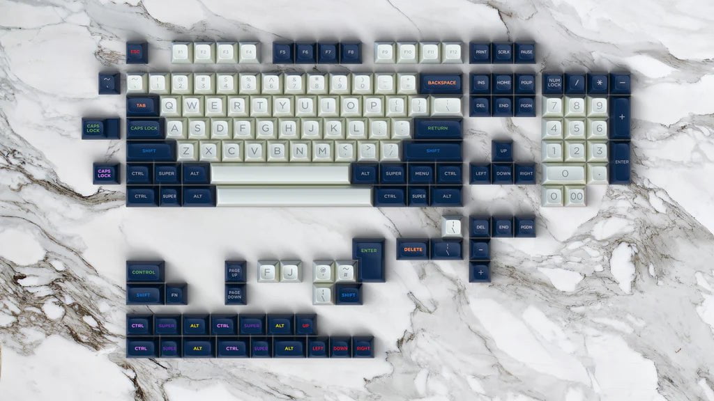 Apos Audio Signature Plastics Keycaps SA Solarized Keycap Set