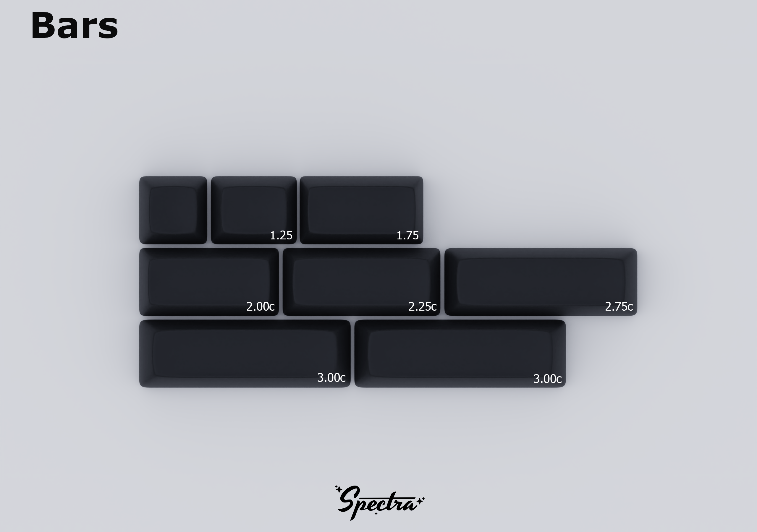 Apos Audio Signature Plastics Keycaps SA Spectra Keycap Set