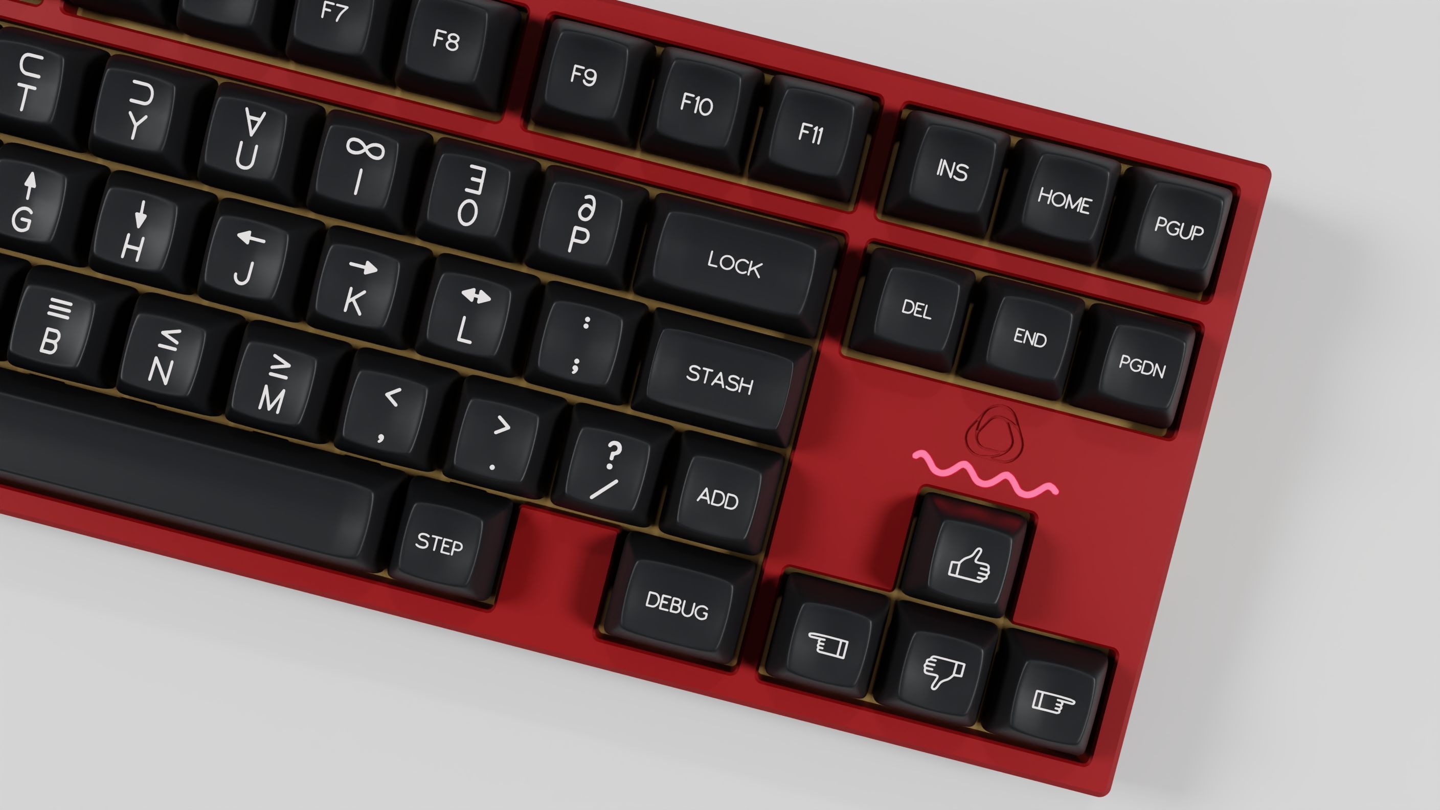 Apos Audio Signature Plastics Keycaps SA Spectra Keycap Set