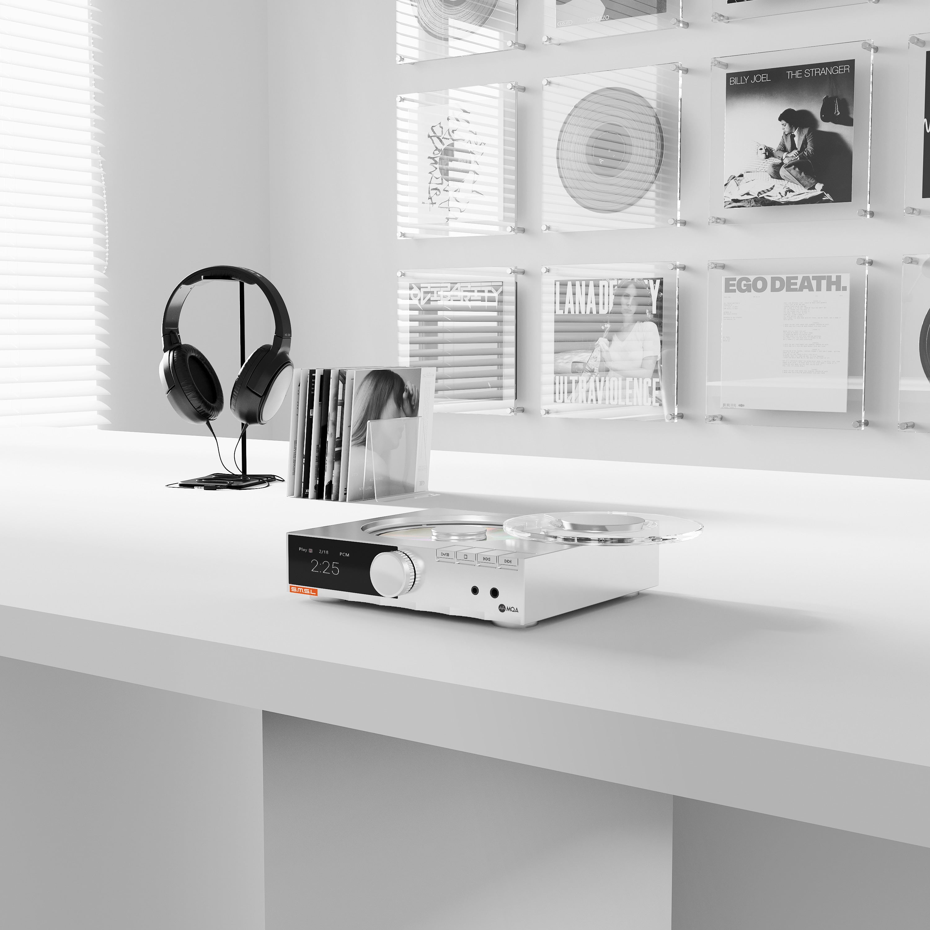 Apos Audio SMSL CD Players & Recorders SMSL PL200 MkII All-in-One CD Player/ DAC/ Amp