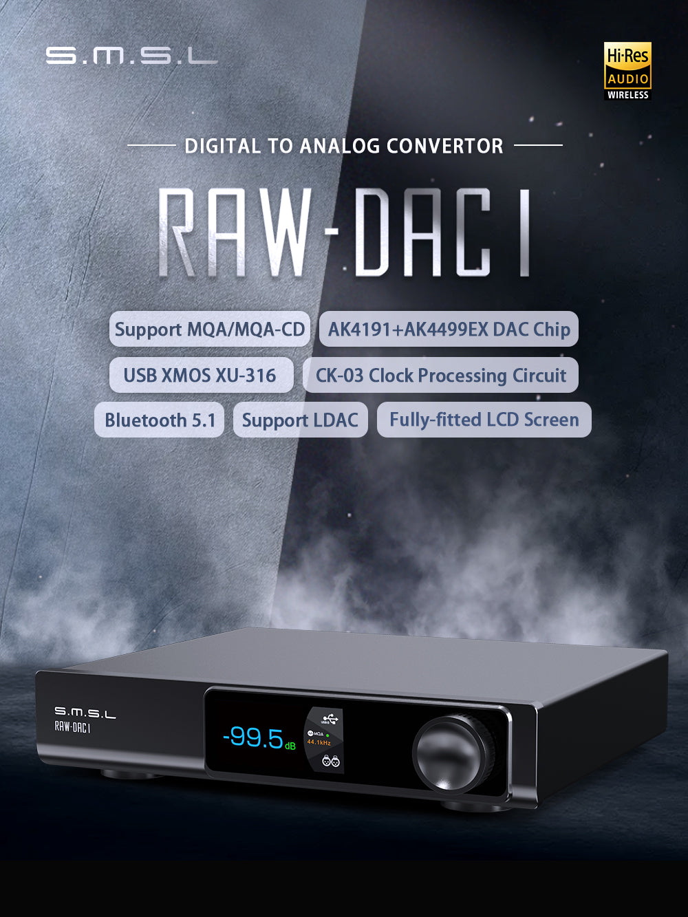 Apos Audio SMSL CD Players & Recorders SMSL RAW-DAC 1