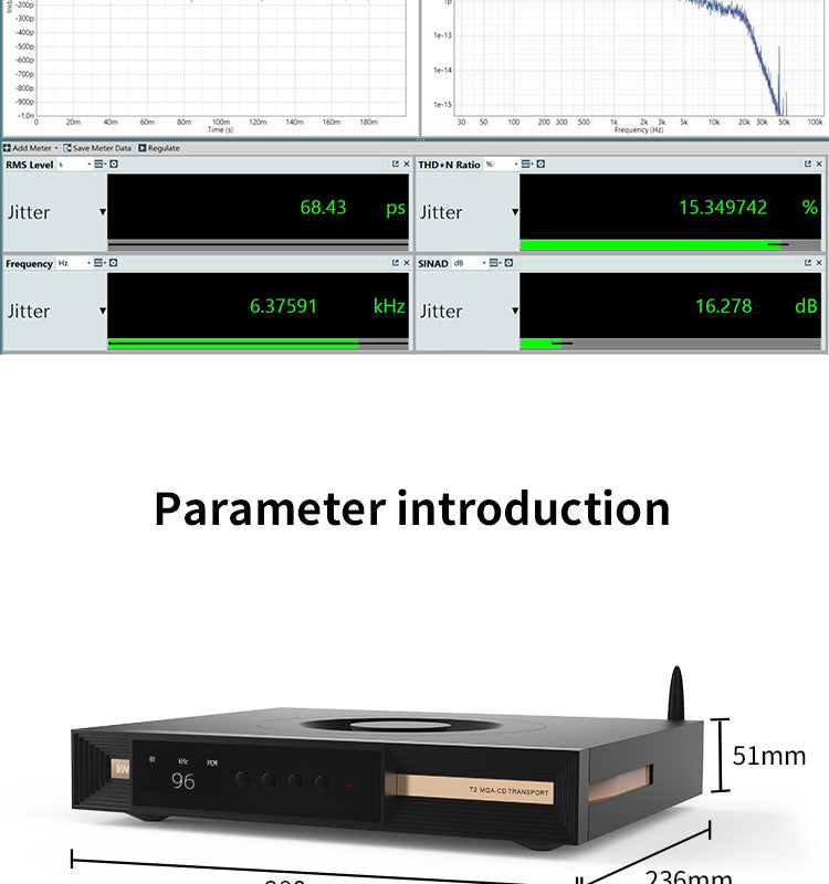 Apos Audio SMSL CD Players & Recorders SMSL T2 VMV MQA CD Player Digital Media Center