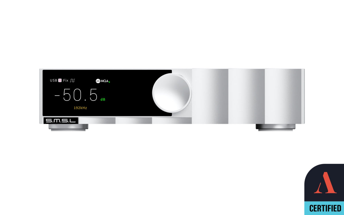 Apos Audio SMSL DAC (Digital-to-Analog Converter) SMSL D200 Desktop DAC and Pre-Amp (Apos Certified) Open Box - Acceptable