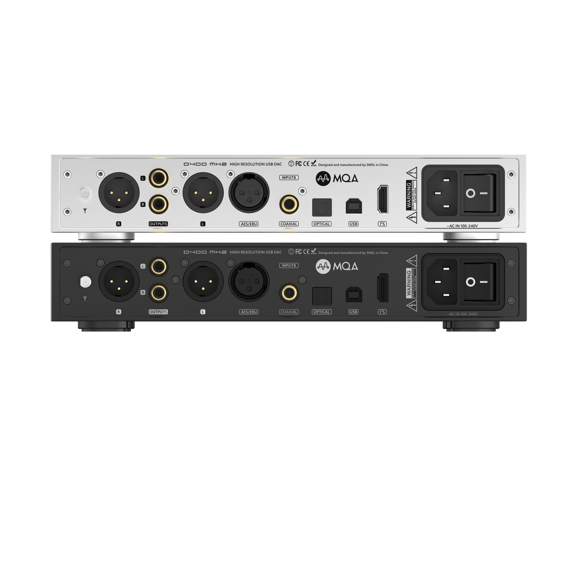 Apos Audio SMSL DAC (Digital-to-Analog Converter) SMSL D400 Mk2 High Resolution USB Desktop DAC
