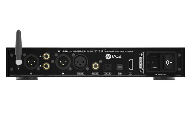 Apos Audio SMSL DAC (Digital-to-Analog Converter) SMSL D400 Pro High Resolution USB Desktop DAC (Apos Certified) Silver - Like New