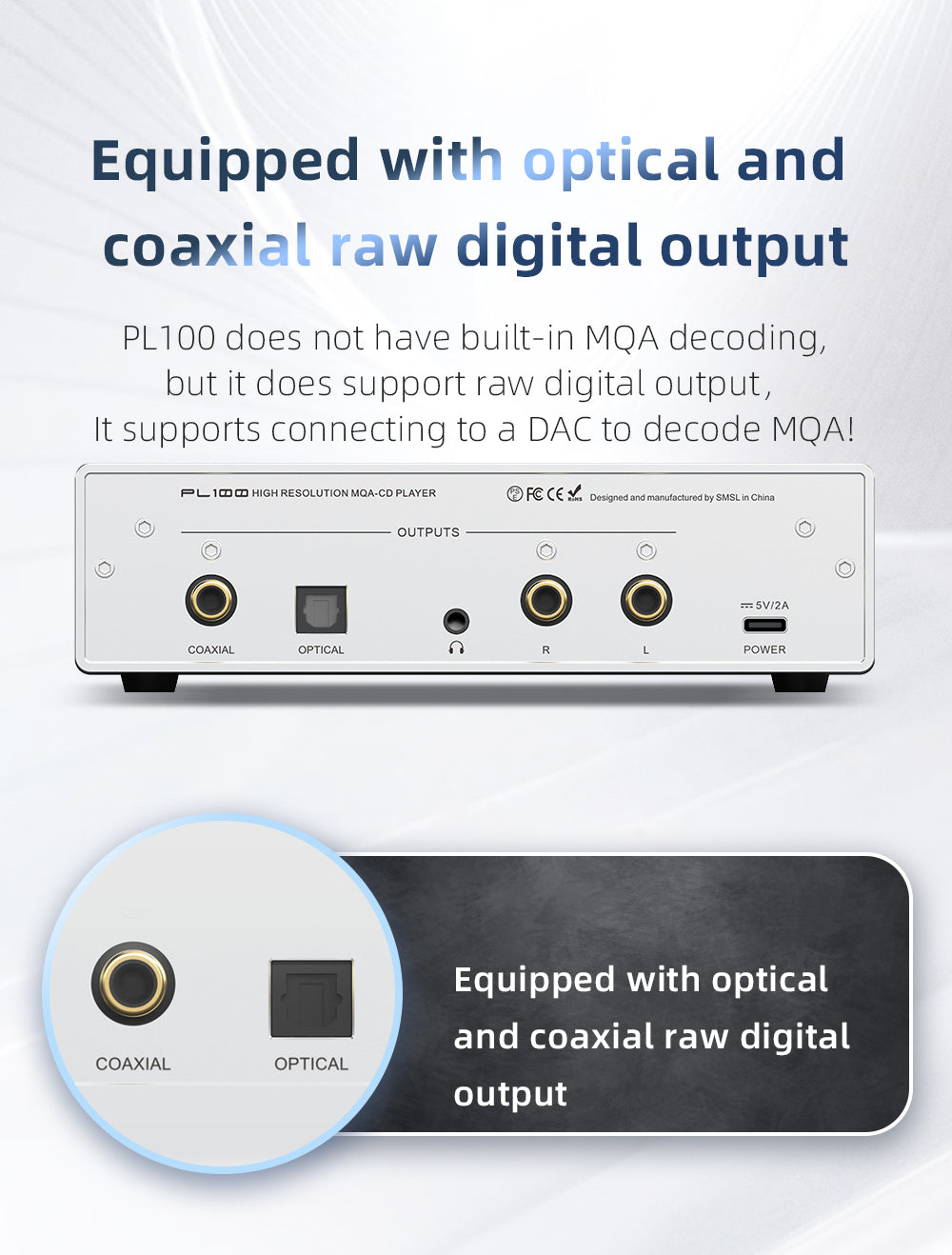 SMSL PL100 CD Player – Apos