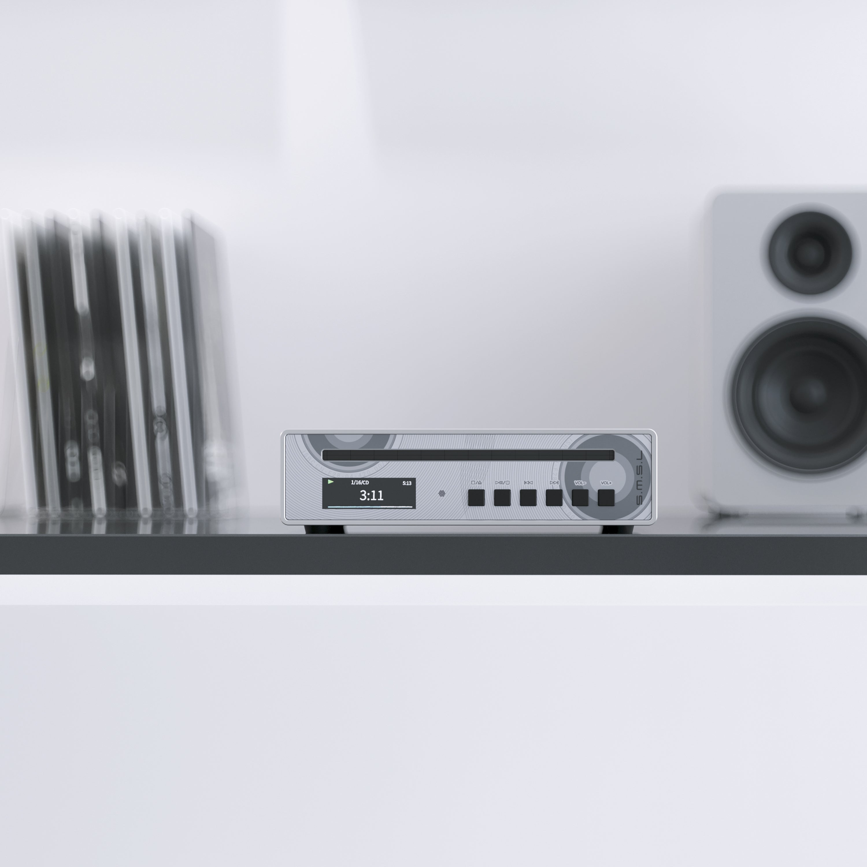 Apos Audio SMSL DAC (Digital-to-Analog Converter) SMSL PL100 Pro CD Player