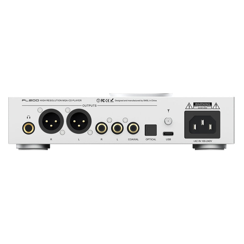 Apos Audio SMSL DAC (Digital-to-Analog Converter) SMSL PL200 MQA-CD Player DAC