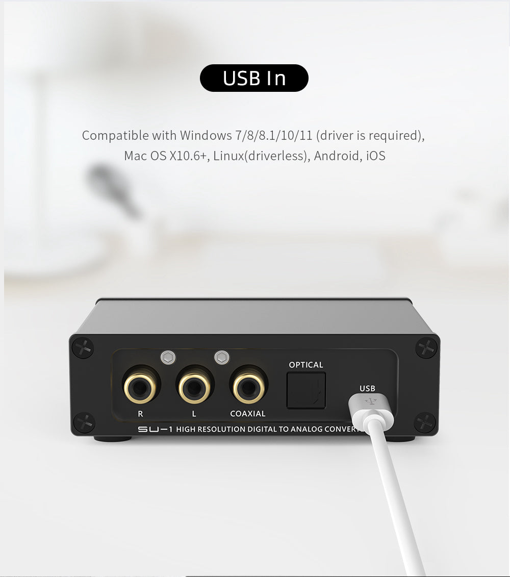 Apos Audio SMSL DAC (Digital-to-Analog Converter) SMSL SU-1 MQA Audio DAC (Apos Certified)