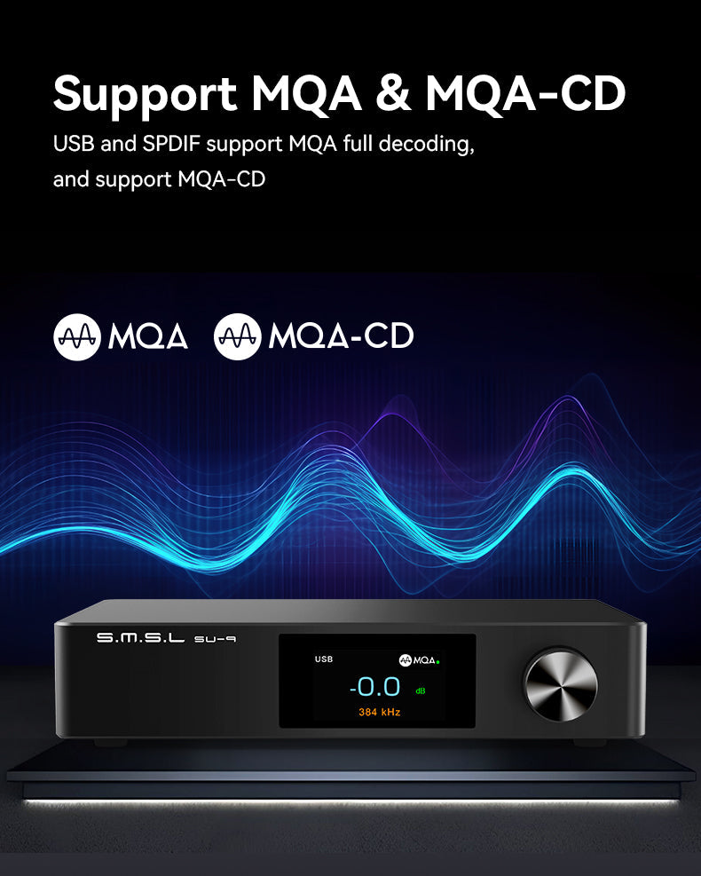 SMSL SU-9 Ultra MQA High-Performance DAC – Apos Audio