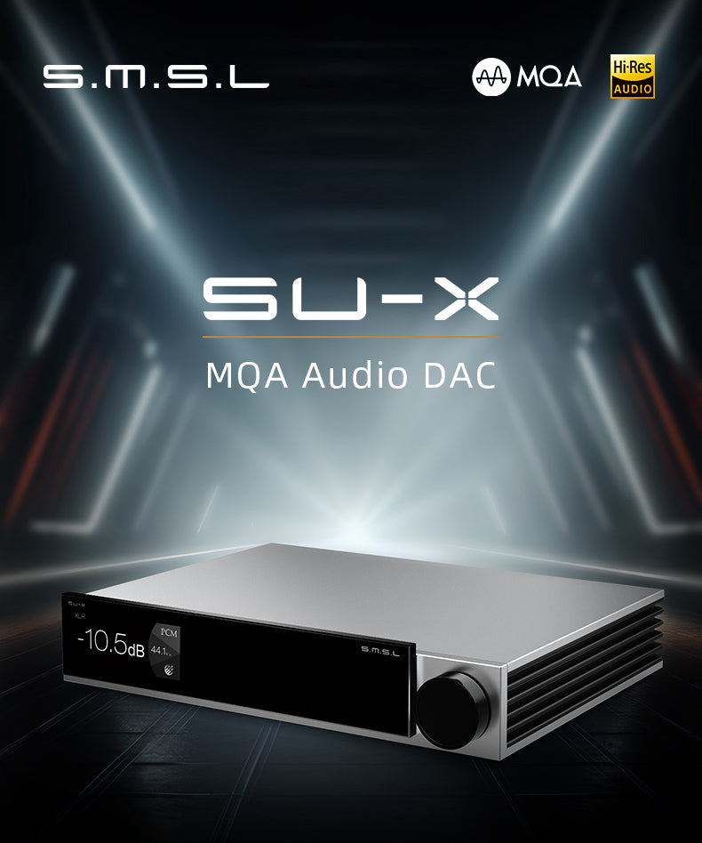 Apos Audio SMSL DAC (Digital-to-Analog Converter) SMSL SU-X Balanced MQA Desktop DAC