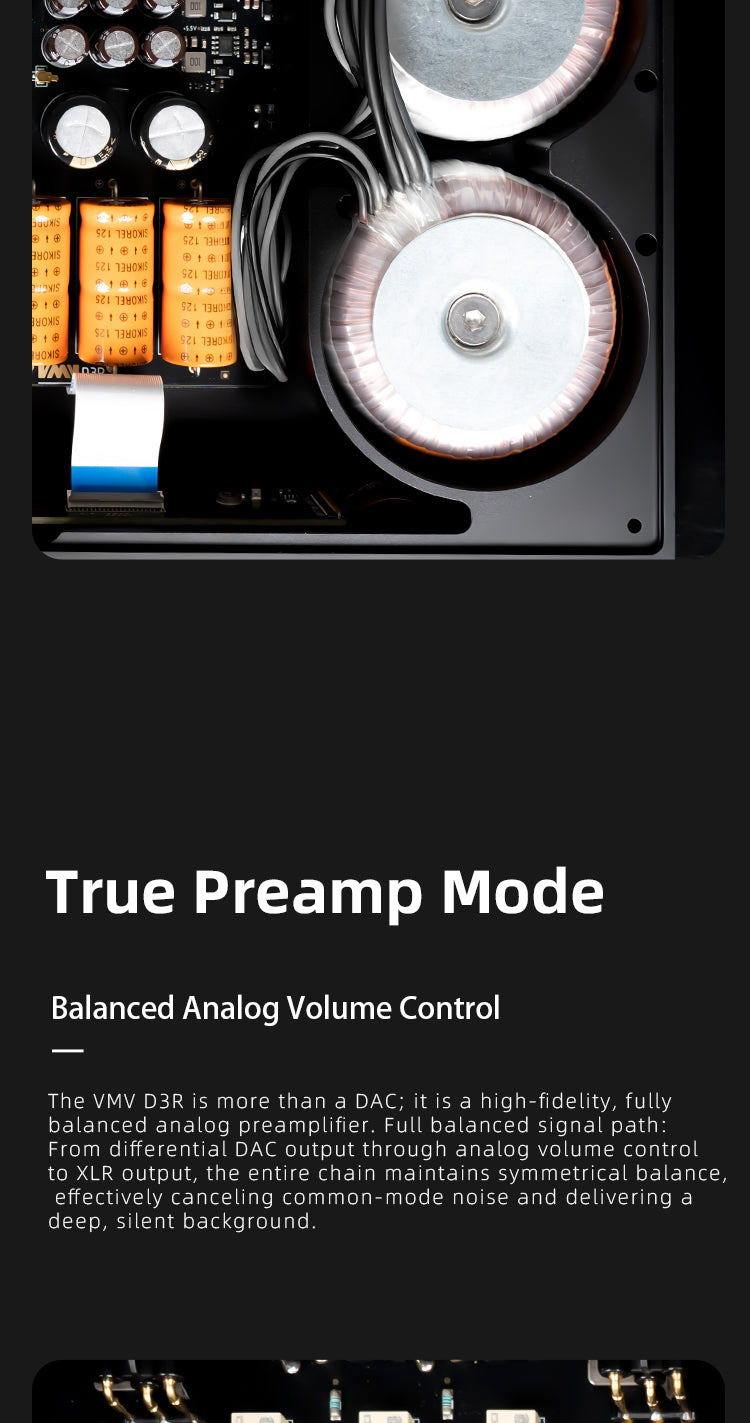 SMSL VMV D3R Flagship Desktop DAC (Digital-to-Analog Converter)