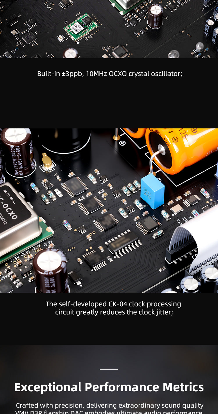 SMSL VMV D3R Flagship Desktop DAC (Digital-to-Analog Converter)