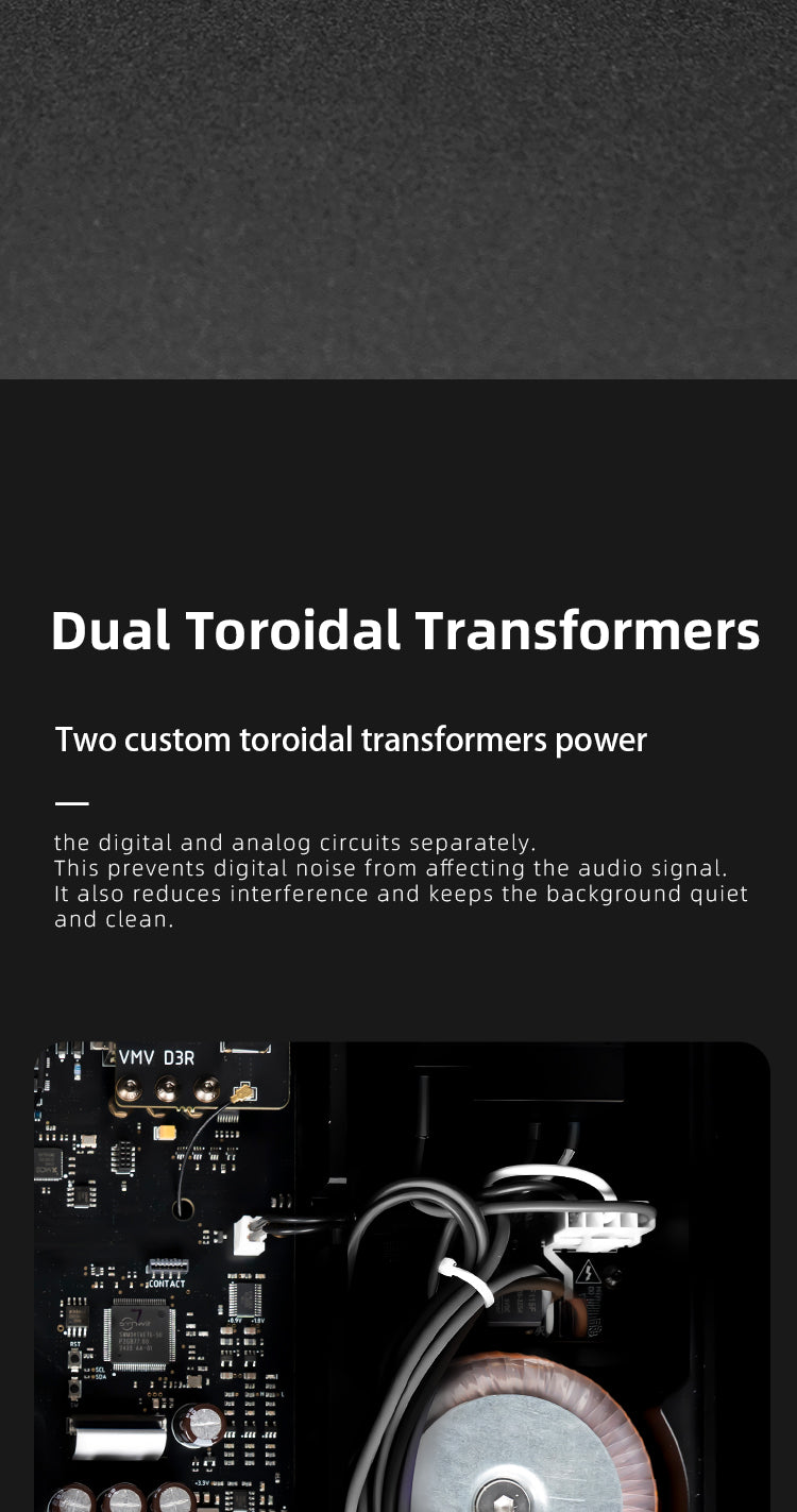 SMSL VMV D3R Flagship Desktop DAC (Digital-to-Analog Converter)