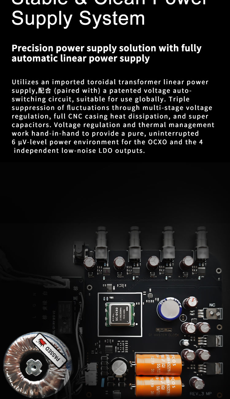Apos Audio SMSL External Clock SMSL G1 Master Clock Generator