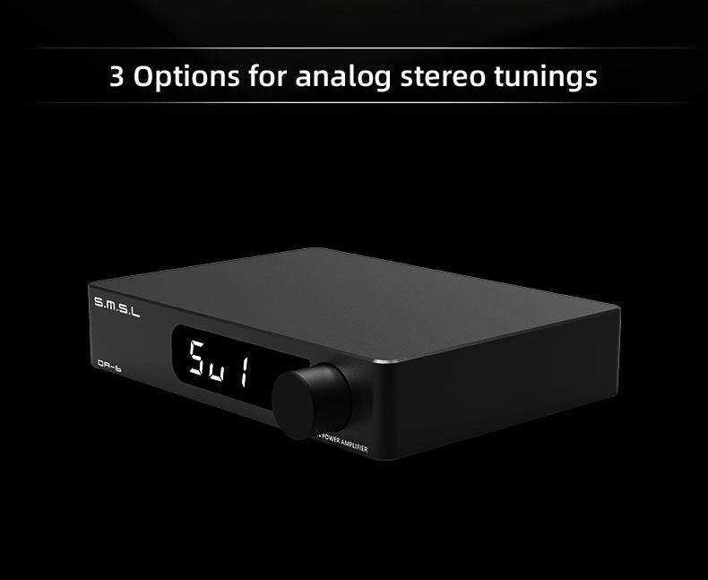 Apos Audio SMSL Headphone Amp SMSL DA-6 Mini Power Amplifier (Apos Certified) Black - Like New