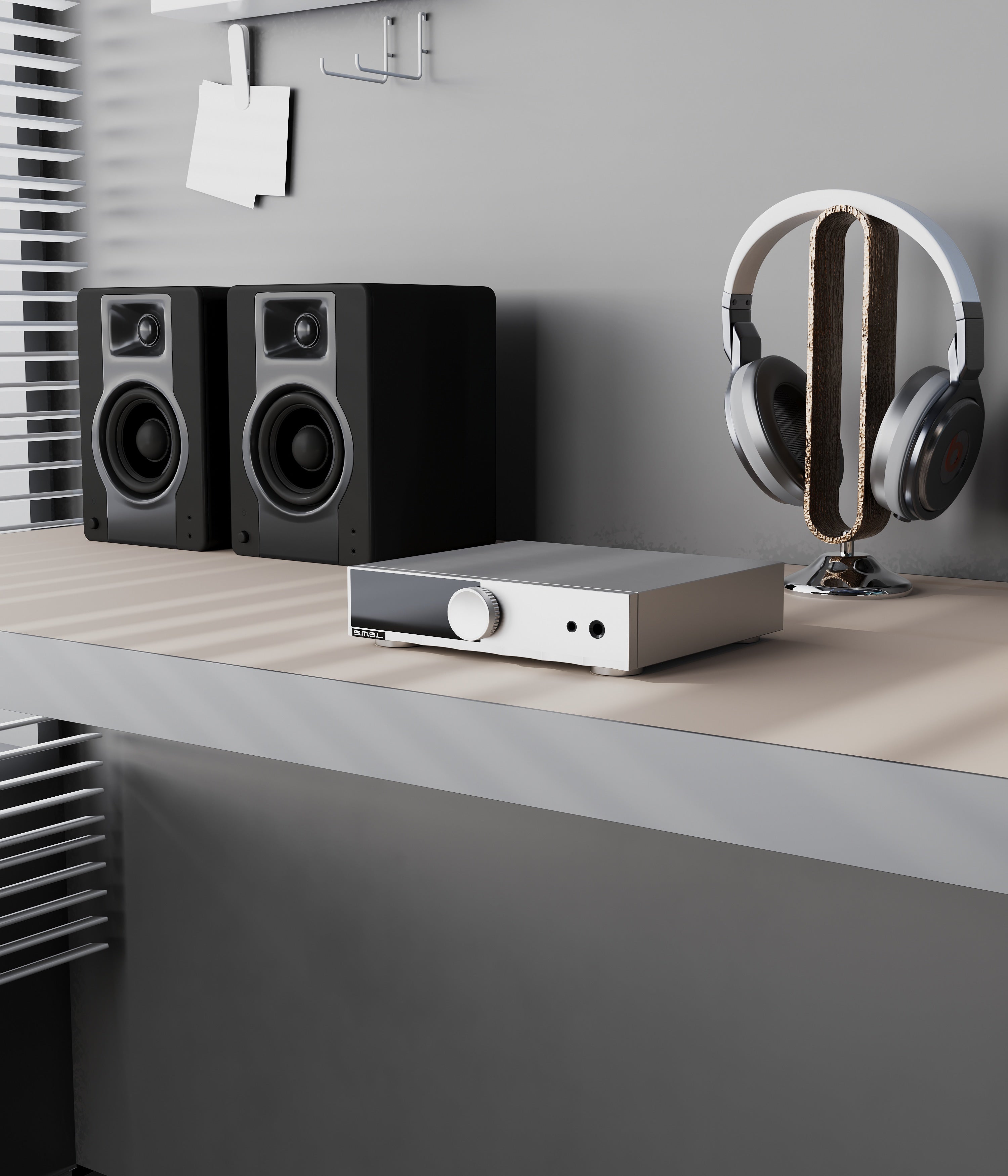 Apos Audio SMSL Headphone Amp SMSL H200 Fully-Balanced Headphone Amplifier and Preamplifier