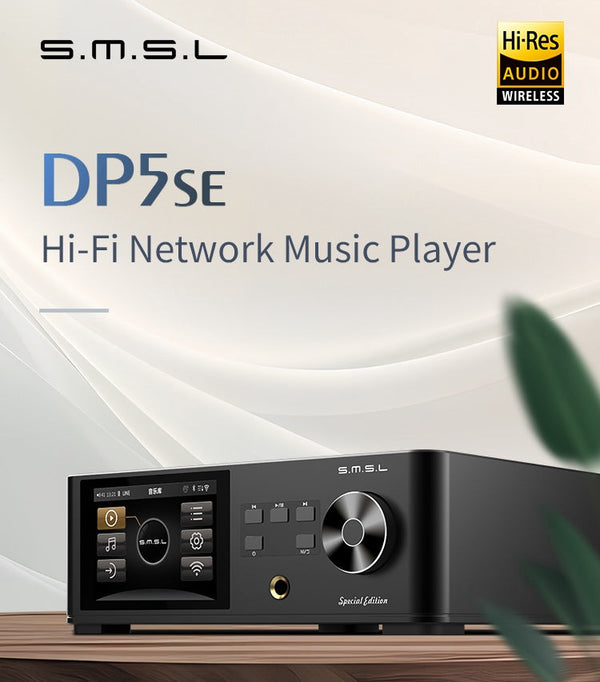 Apos Audio SMSL Headphone DAC/Amp SMSL DP5se HIFI Network Music Player