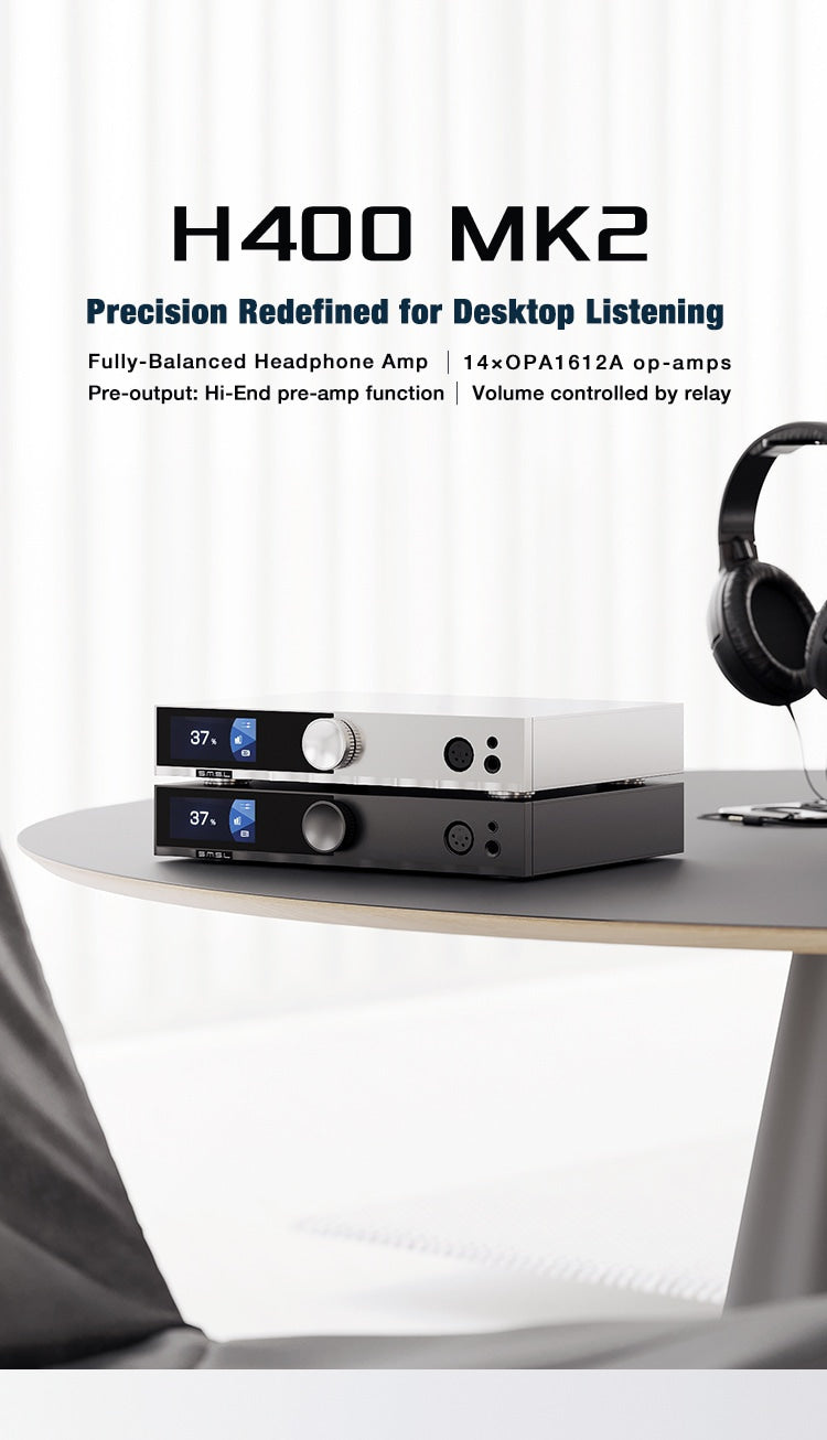 Apos Audio SMSL Headphone DAC/Amp SMSL H400 Mk2 Headphone Amplifier