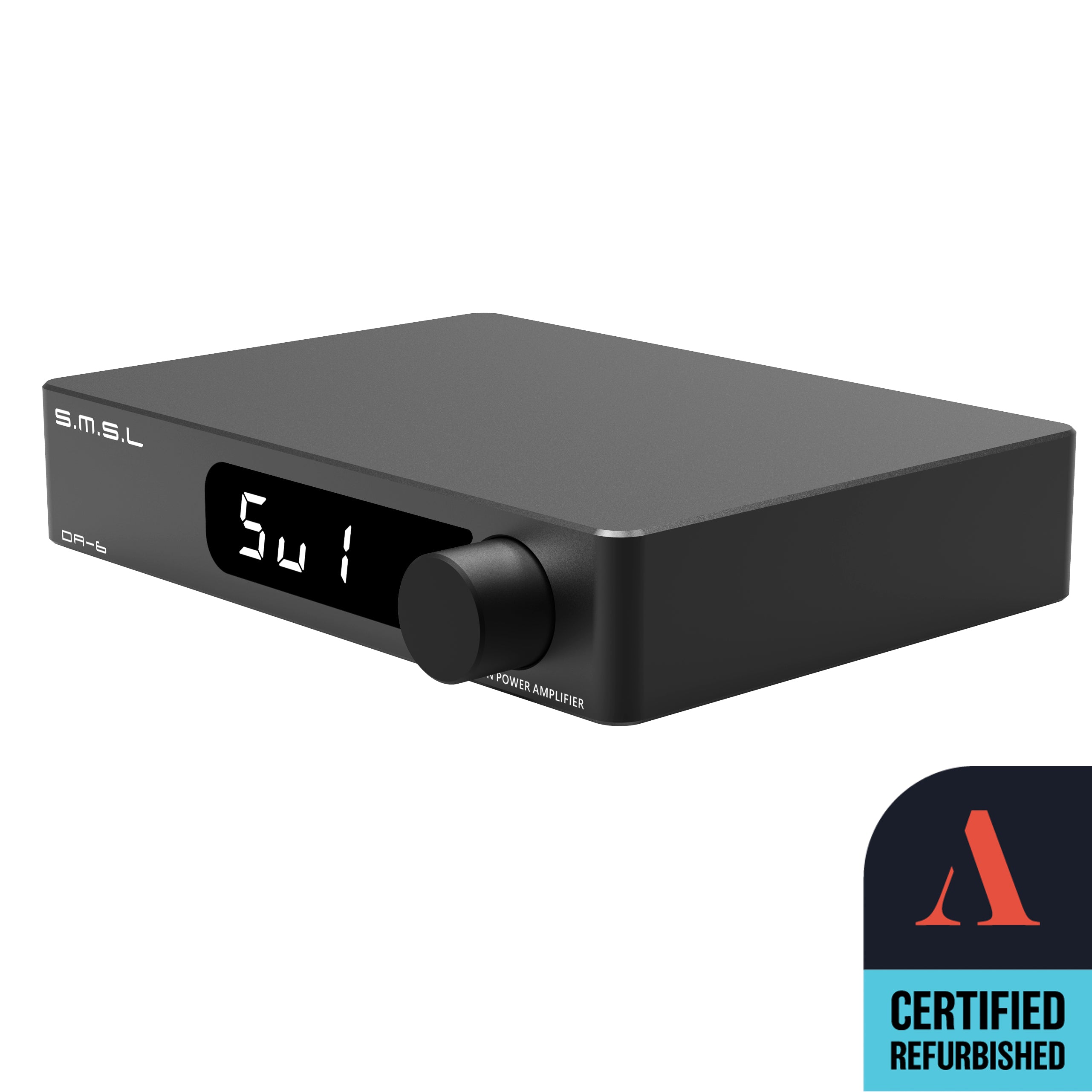 Apos Audio SMSL Speaker Amp SMSL DA-6 Mini Power Amplifier (Apos Certified Refurbished) Black - Like New