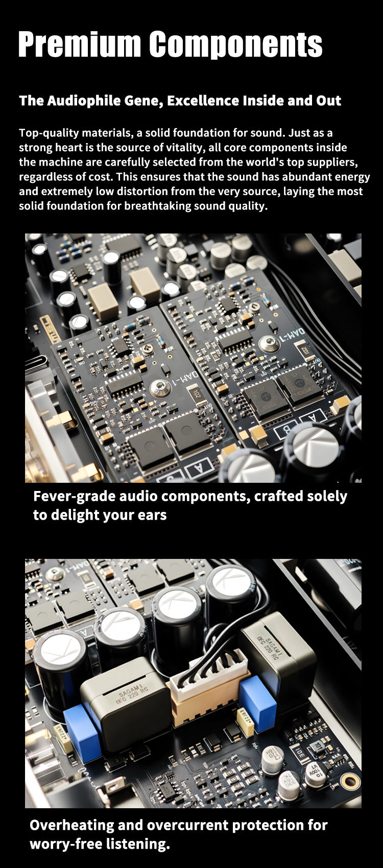 Apos Audio SMSL Speaker Amp SMSL PA400 Gallium Nitride Power Amplifier