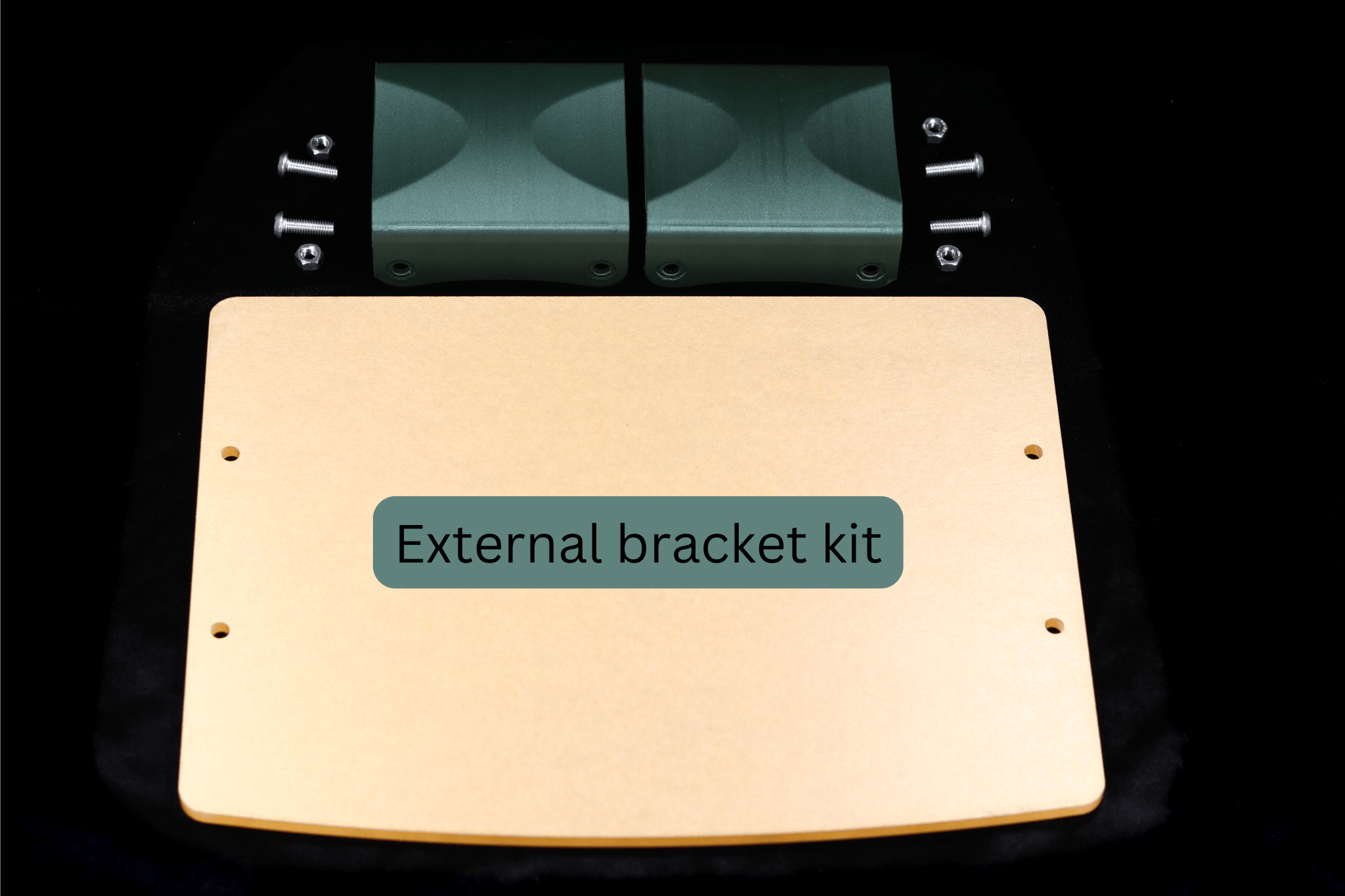 Apos Audio Sound Solver Audio Rack Sound Solver Add-A-Shelf Kit | Medium | Acrylic Shelves