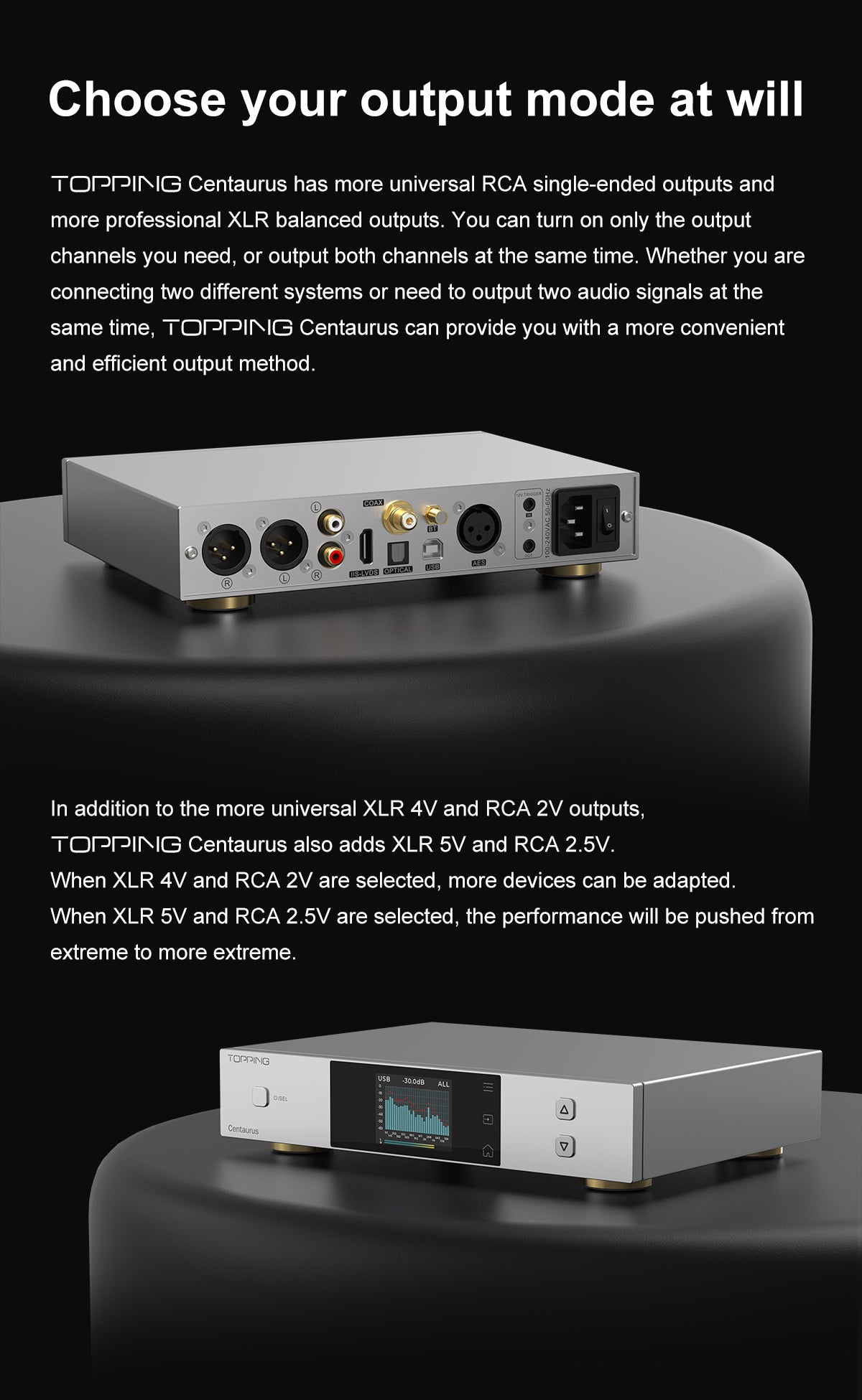 Apos Audio TOPPING DAC (Digital-to-Analog Converter) TOPPING Centaurus Fully-balanced R2R DAC