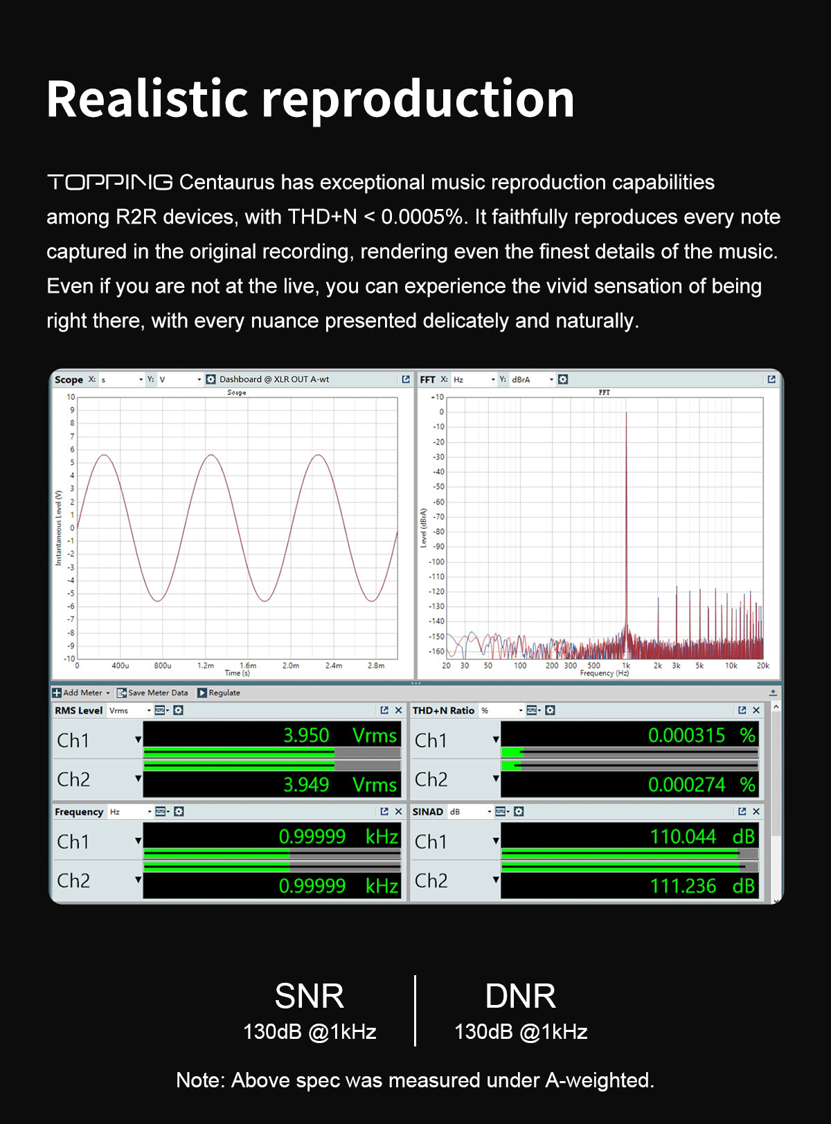 Apos Audio TOPPING DAC (Digital-to-Analog Converter) TOPPING Centaurus Fully-balanced R2R DAC