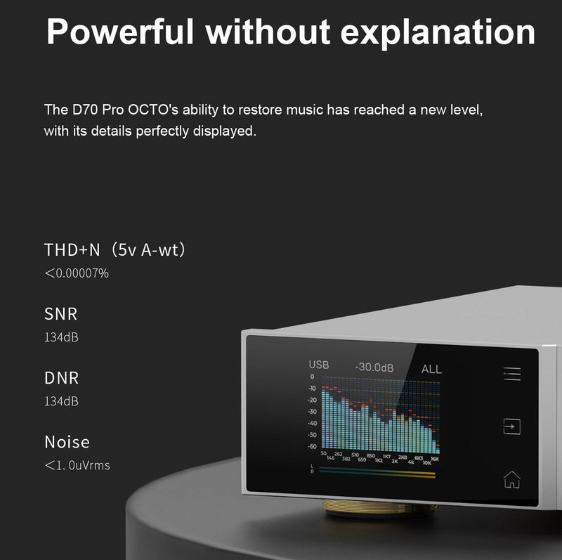 Apos Audio TOPPING DAC (Digital-to-Analog Converter) TOPPING D70 Pro OCTO HIFI Desktop DAC