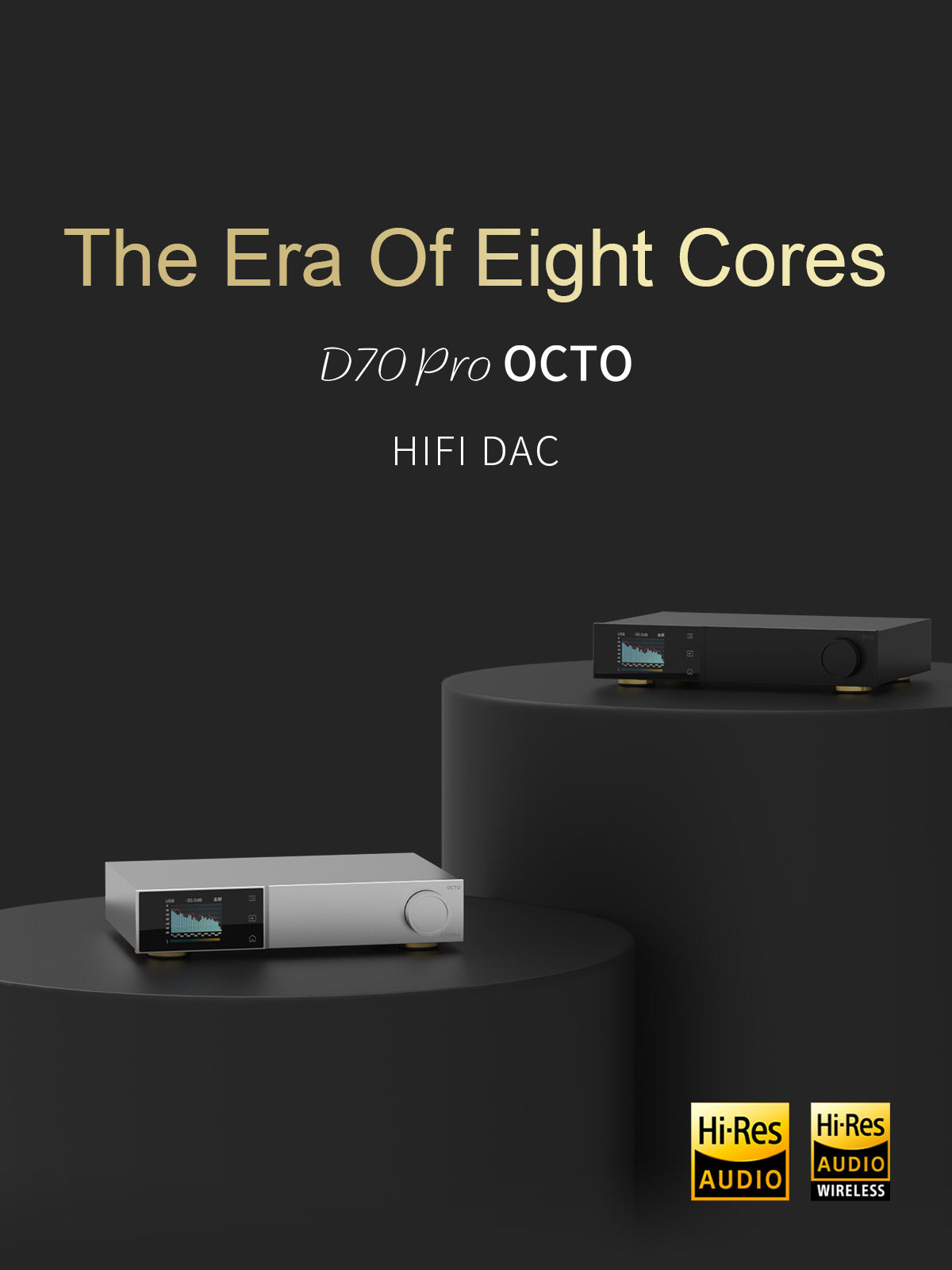 Apos Audio TOPPING DAC (Digital-to-Analog Converter) TOPPING D70 Pro OCTO HIFI Desktop DAC (Apos Certified)